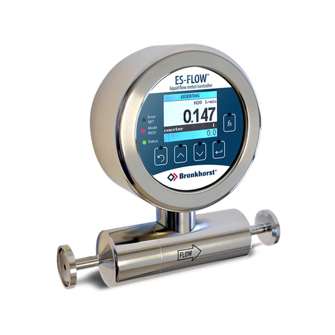 Medidor y controlador de caudal ultrasónico de líquidos para rangos muy bajos | ES-FLOW | Bronkhorst